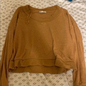 Mustard yellow Cropped sweater